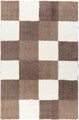 Covor Hugh, Decorino, 160x235 cm, polipropilena, alb/maro
