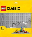 Placa de baza pentru piese LEGO, plastic, gri