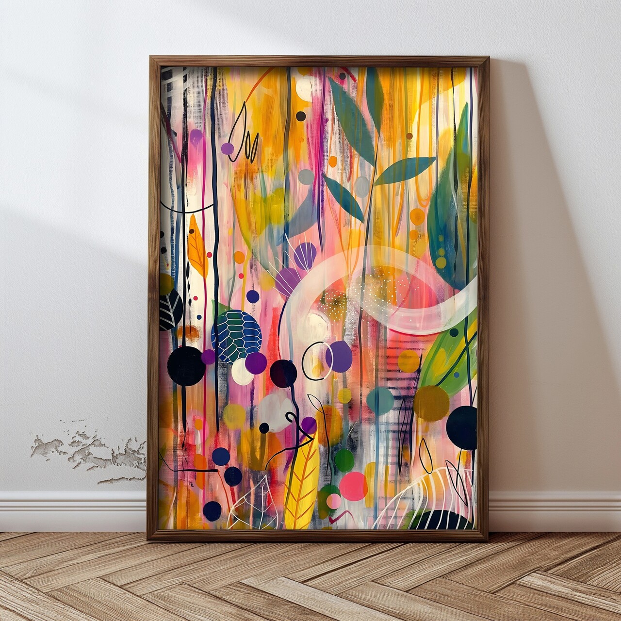 Tablou decorativ, GE217-L, Lemn, Multicolor - view 2