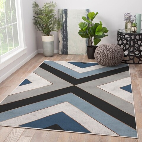 Covor Jayden, Oyo Concept, 140×220 cm, poliester, multicolor 140x220