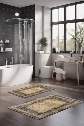 Set covorase de baie, Cartwright, CT-5083, Poliester, Multicolor