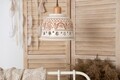 Lustra Radacini Laleaua alba, Deco Republic, E27, 1x60W, ceramica autentica Corund