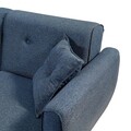 Coltar, Unique Design, 867UNQ1412, Lemn de carpen, Albastru inchis