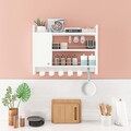 Cabinet bucatarie Knerr, Colman, 85x15x65 cm, alb