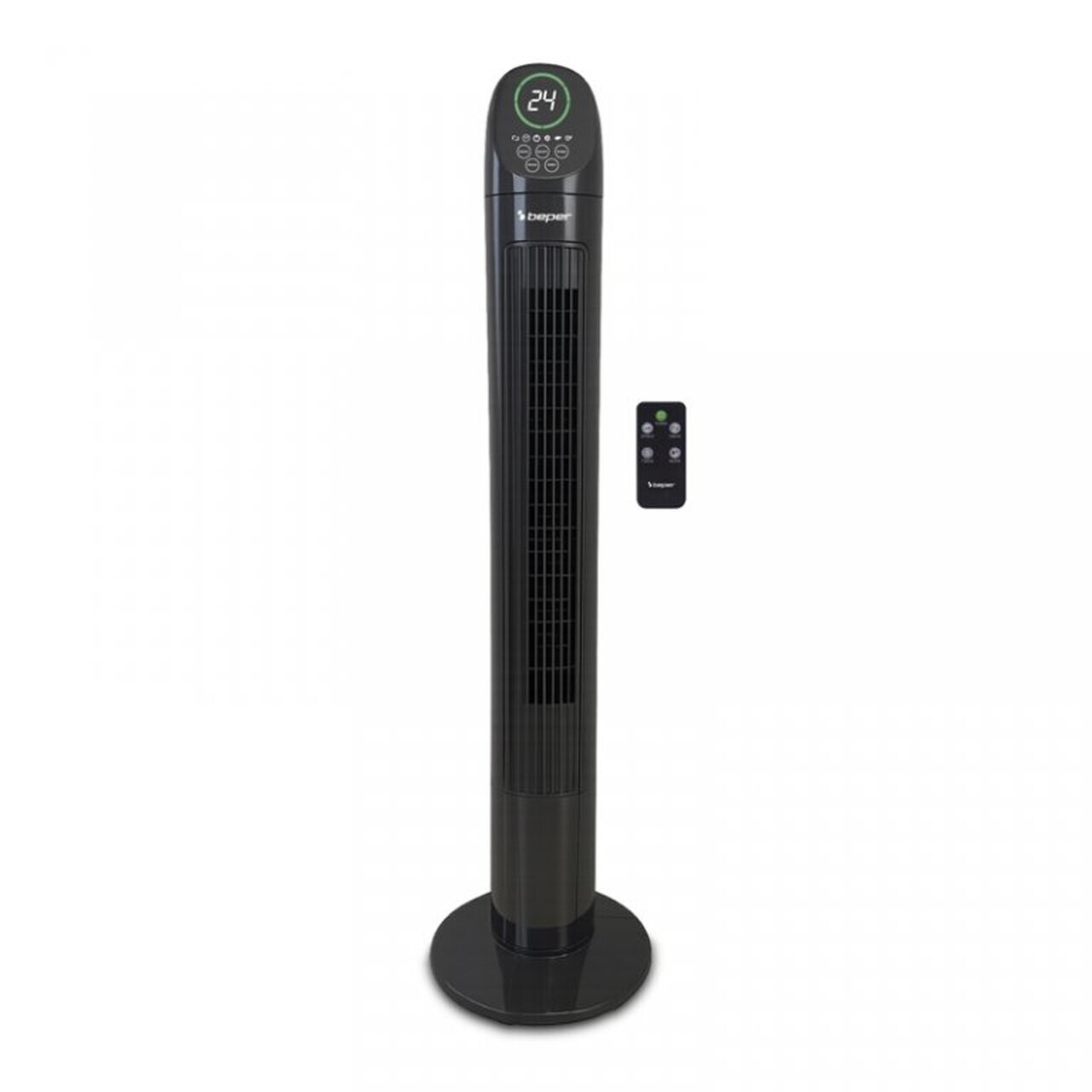 Ventilator turn Beper, 27.5x101 cm, 45W, aluminiu, negru - view 2