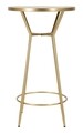 Masuta de bar Circle, Mauro Ferretti, Ø 60x105 cm, fier, auriu