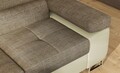 Coltar extensibil stanga 4 locuri, ELTAP, Anton, 272x203x85 cm, lemn/poliester, bej inchis/bej deschis