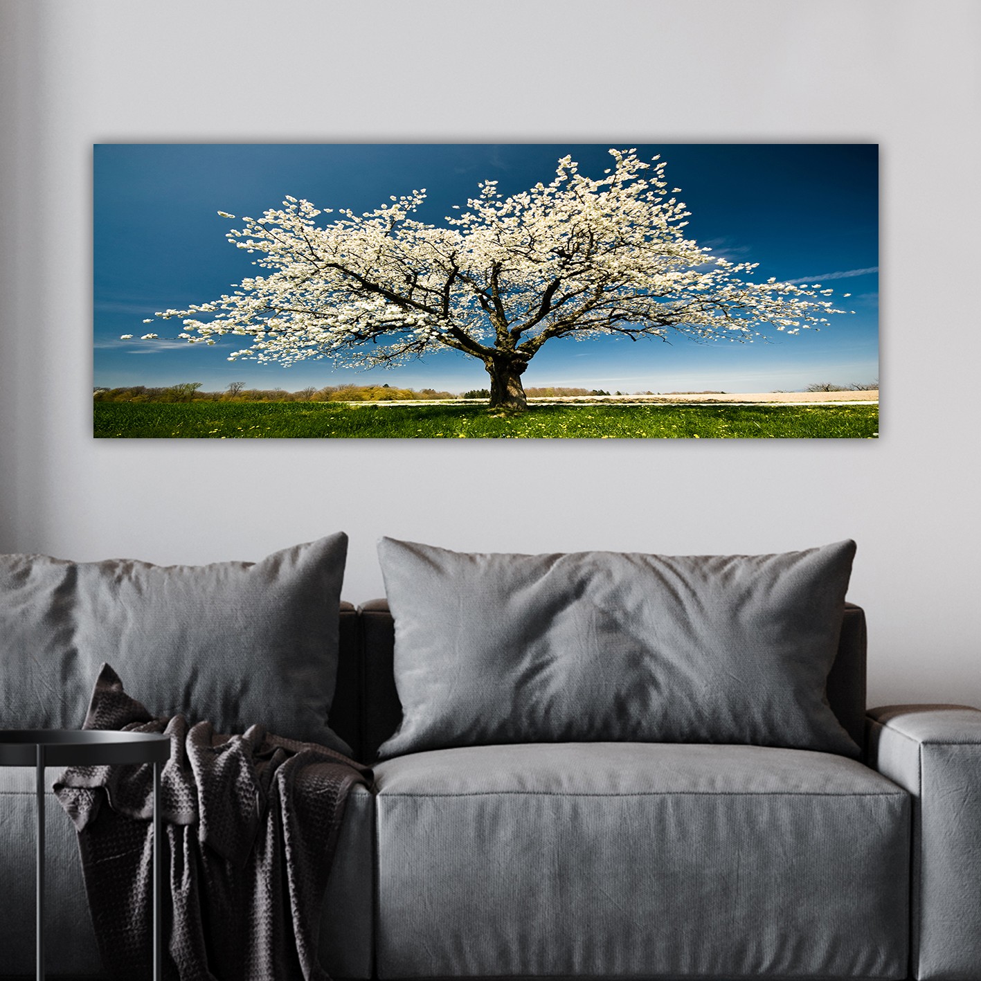 Tablou decorativ, YTY1233464_3080, Canvas, 30 x 80 cm, Multicolor