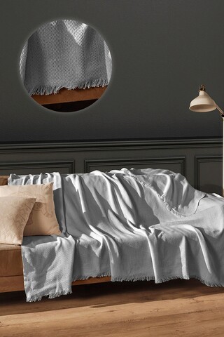 Cuvertura de pat, Merlin – Light Grey, Viaden, Bumbac mezoni.ro