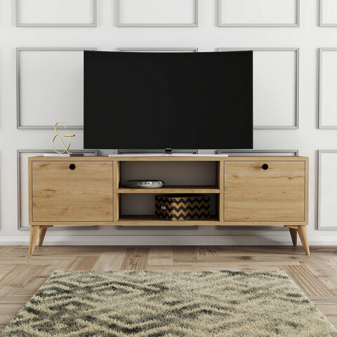 Comoda tv, mezza, dolce 1122, 138x42.6x29.5 cm, stejar