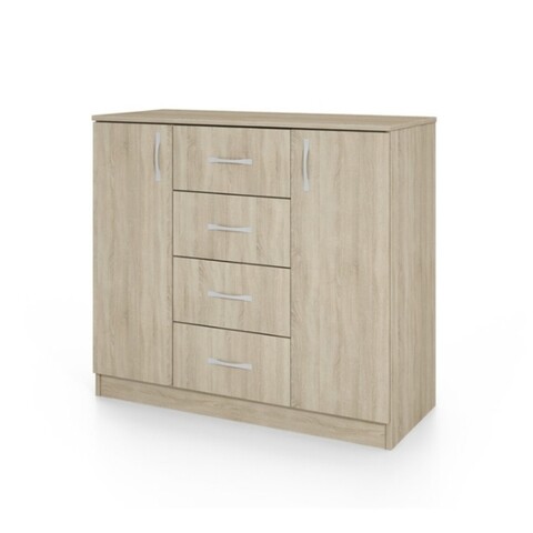 Comoda, Bedora, City 3004, sonoma, 100 x 43.5 x 91 cm, PAL, bej