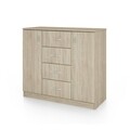 Comoda, Bedora, City 3004, sonoma, 100 x 43.5 x 91 cm, PAL, bej