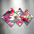 Set 4 tablouri decorative, 4MDF195377042, MDF, Imprimat UV, Multicolor