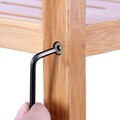 Raft de depozitare Songmics, 60x26x66 cm, bambus, maro