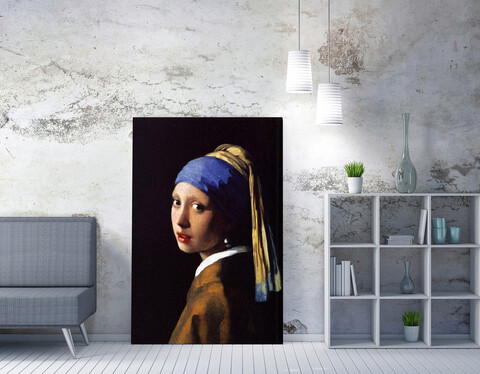 Tablou decorativ, wy78 (70 x 100), 50% bumbac/50% poliester, lemn, multicolor