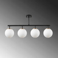 Lustra, Fulgor, 942FLG1194, Metal, Negru / Auriu / Crem