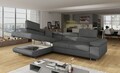 Coltar extensibil stanga 4 locuri, ELTAP, Anton, 272x203x85 cm, lemn/poliester, gri inchis
