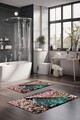 Set covorase de baie, Cartwright, CT-5115, Poliester, Multicolor