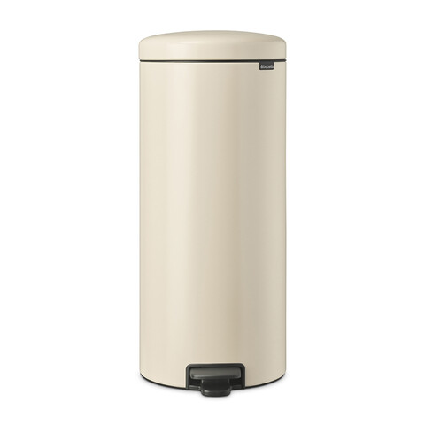 Cos de gunoi cu pedala, Brabantia, NewIcon, 30 L, 38x29.3x67.9 cm, otel, bej