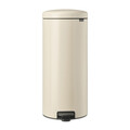 Cos de gunoi cu pedala, Brabantia, NewIcon, 30 L, 38x29.3x67.9 cm, otel, bej