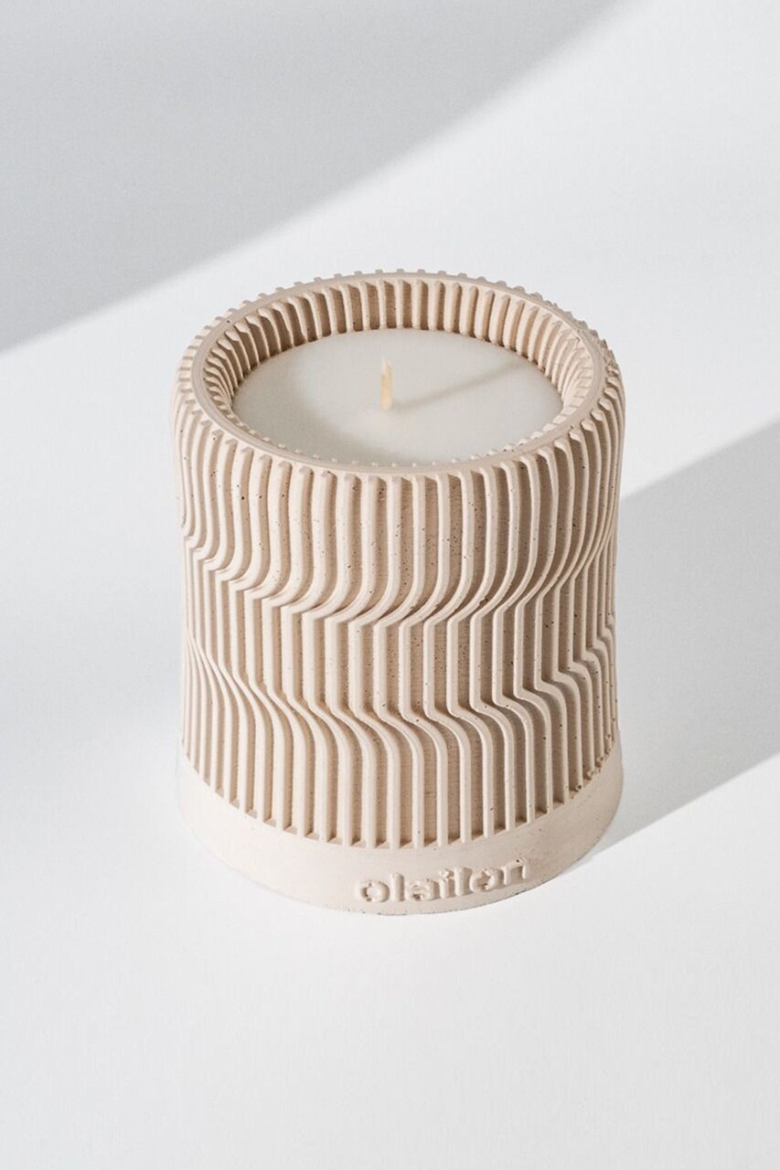 Lumanare, Serrated, Beton, Bej