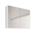 Dulap de baie cu oglindă, Hanah Home, 1718, 80x60x16 cm, MDF-LAM, Alb mat