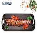 Tava grill/plita Cooking by Heinner, 51x26x2.5 cm, fonta, negru