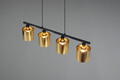 Lustra Jason, RL, 75x12x150 cm, 10W, 4x E14, metal, auriu