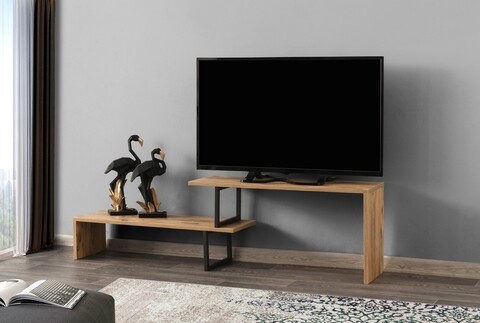 Comoda TV Ovit, Kalune Design, 120x35x45 Cm, Maro