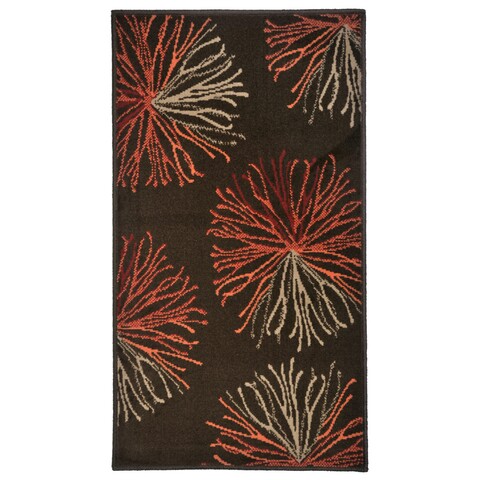 Covor julia, decorino, 60x110 cm, polipropilena, maro