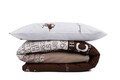 Lenjerie de pat dubla King (EU) 004 - Brown, Beverly Hills Polo Club, 3 piese, 260x220 cm, bumbac ranforce, multicolor