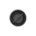 Suport periute si pasta de dinti, Brabantia, Dark Grey, 7.6x7.6x11 cm, polipropilena, gri inchis