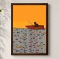 Tablou decorativ, 3752KACT-004, Fundal: 100% MDF (Grosime: 2,7 mm) Vopsire: Imprimare UV, Multicolor