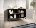 Comoda ELTAP, Raftt, 120x42x80 cm, PAL/MDF, negru