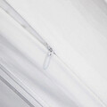Lenjerie de pat dubla Gabriele, Homla, 3 piese, 160x200 cm, bumbac, alb