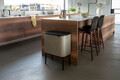 Cos de gunoi cu soft touch, Brabantia, Bo Touch Metallic, 36 L, 31.2x54x68 cm, otel, auriu