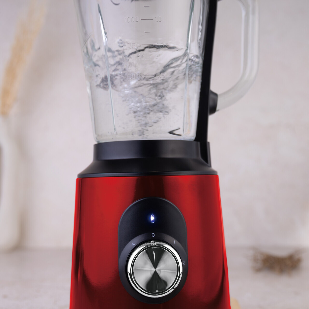 Blender de masa Berlinger Haus, Burgundy, 1000W, 1.5 L, inox/sticla/plastic, rosu/transparent - imagine 16