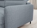 Coltar extensibil dreapta 4 locuri ELTAP, RT-100AUB, Berrto, 306x165x100 cm, lemn/poliester, albastru deschis