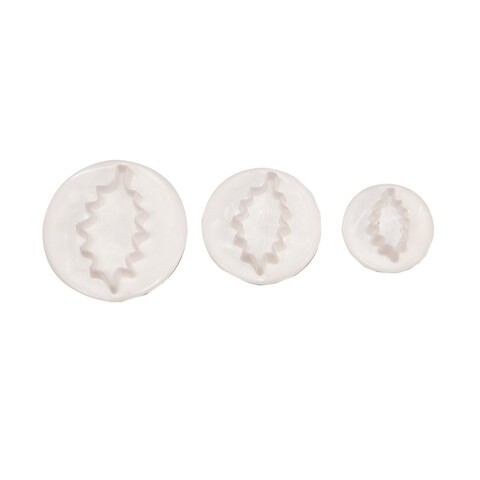 Set 3 forme decorative pentru prajituri Leaf Jocca