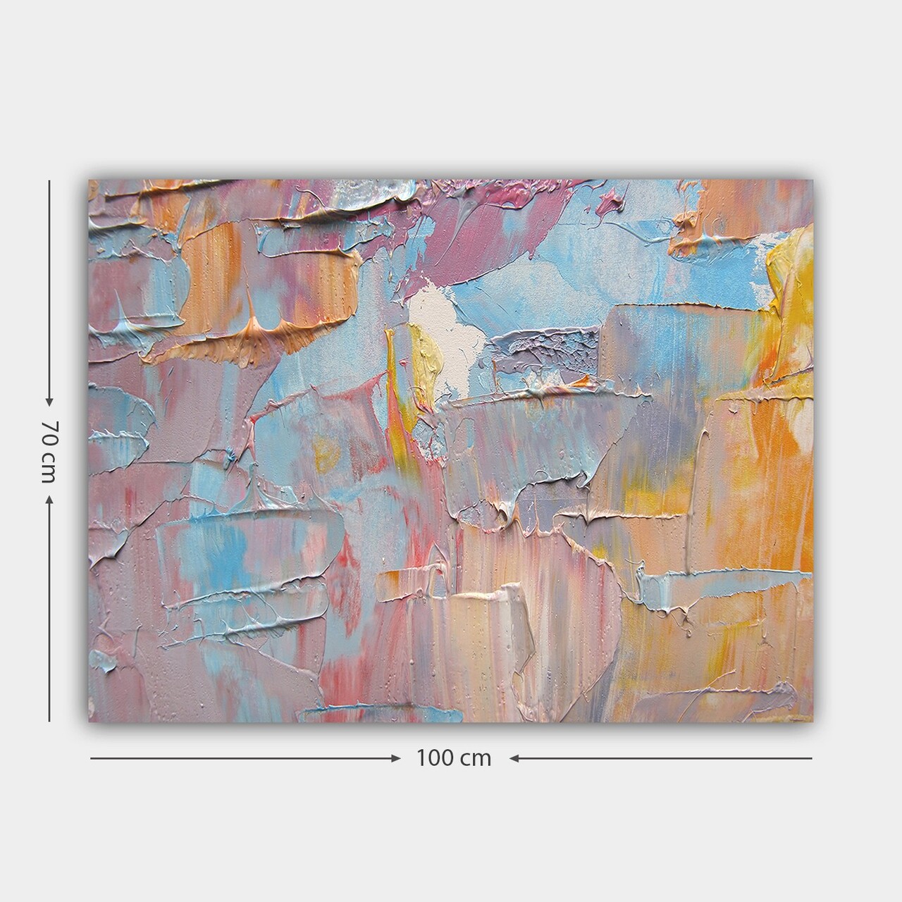 Tablou decorativ, 585361421_70100, Cadru: 100% LEMN (grosime: 3 cm), Multicolor - view 3