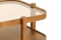 Masuta de cafea, Hanah Home, Alaska 90, 90x48x90 cm, LEMN MASIV DE FAG, Maro