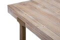 Masa dining Ankara, Mauro Ferretti, 180x90x78 cm, MDF/fier, maro/auriu