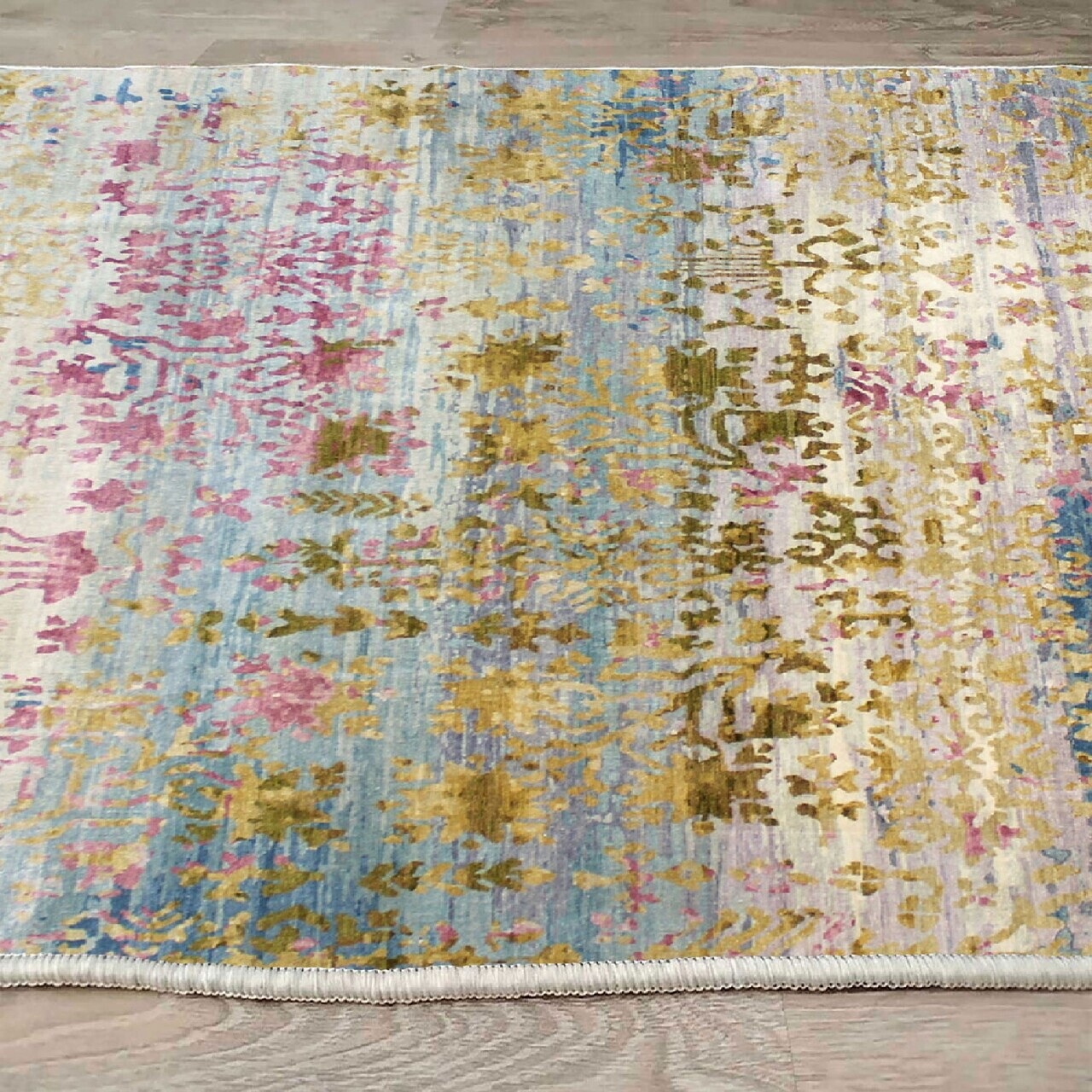 Covor, Els1895, 100x300 cm, Catifea, Multicolor — imaginea 4