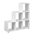 Corp biblioteca Cadore 6, Inter Link, 104.4x33x106.9 cm, lemn, alb