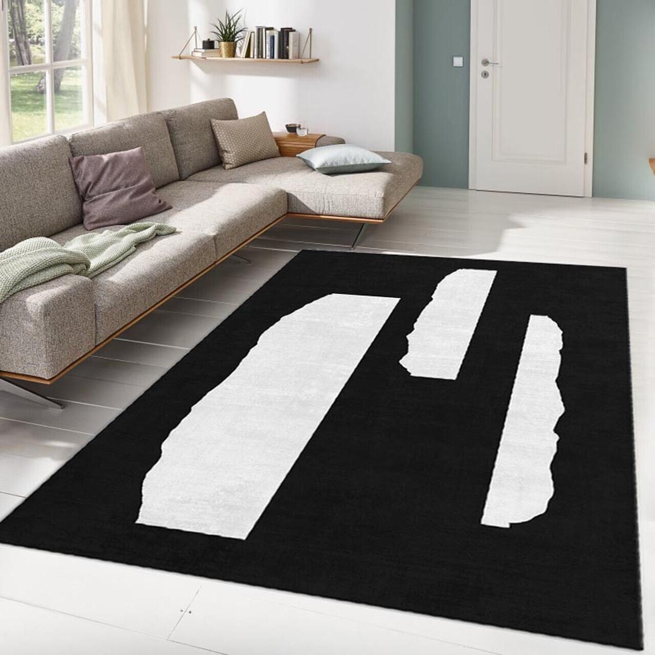 Covor Alho Carpet-20A 100x140 cm Poliester Multicolor