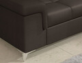 Coltar extensibil dreapta 4 locuri ELTAP, ERI-07, Eridano, 275x202x88 cm, lemn/poliester, maro inchis