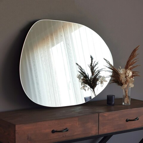 Oglinda decorativa Gusto, Neostill, 55×75 cm, negru 55x75