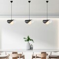 Lustra, Tatum, 584TTM2118, Metal, Alb/Negru