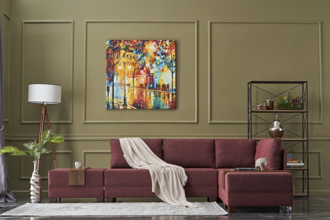 Coltar, Atelier del Sofa, 613LFS1162, Rosu claret