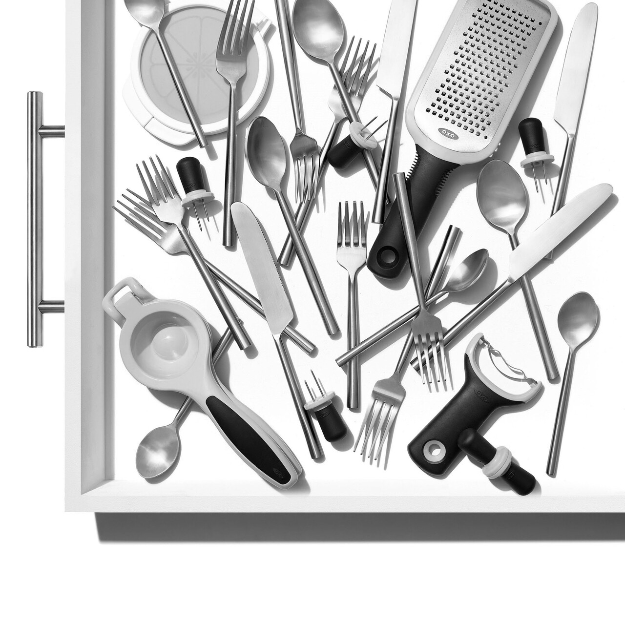 Organizator extensibil pentru sertar, plastic, 25-45,9 cm, "Good Grips" - OXO - imagine 15